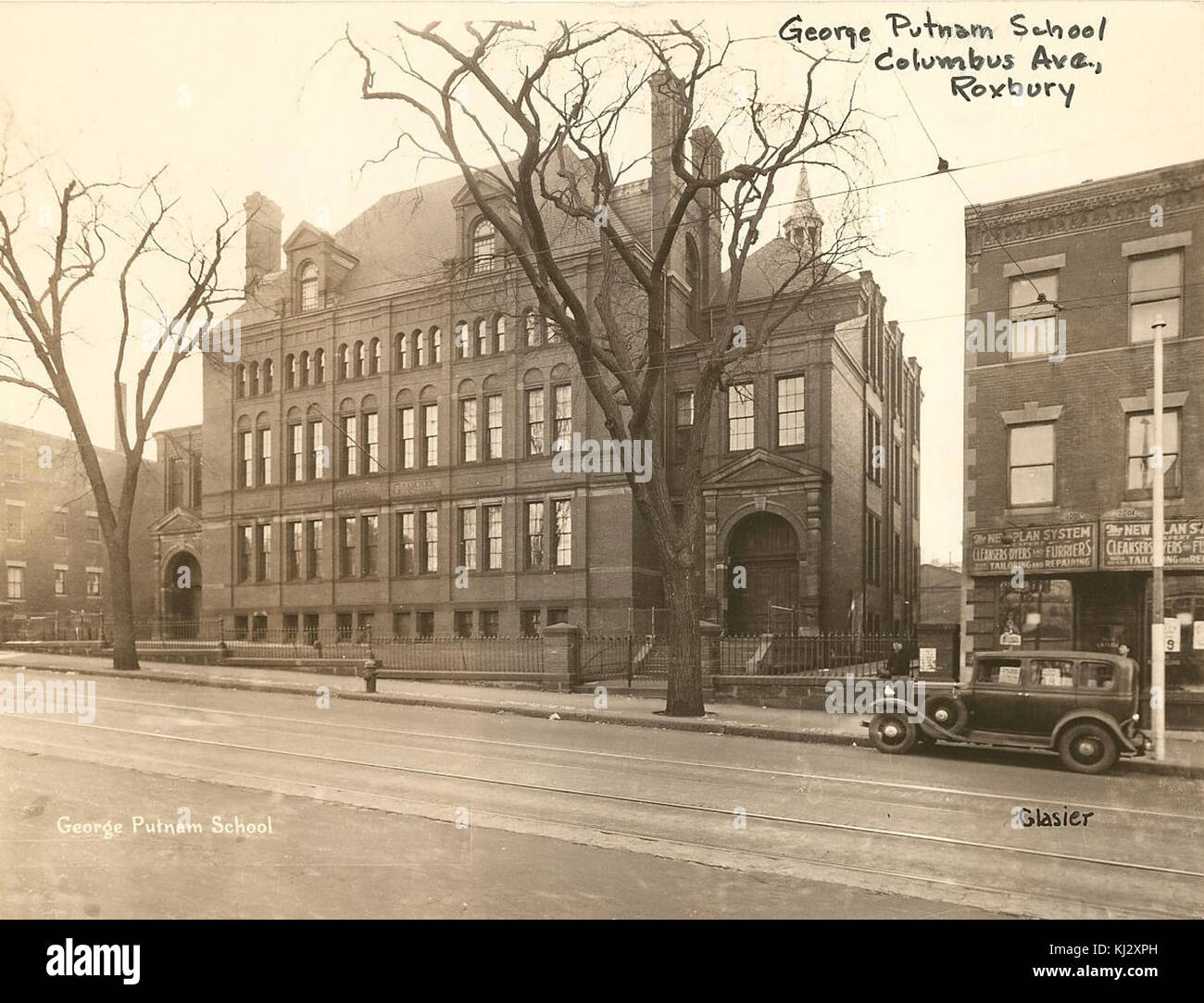 George Putnam scuola - 403002138 - Città di archivi di Boston Foto Stock