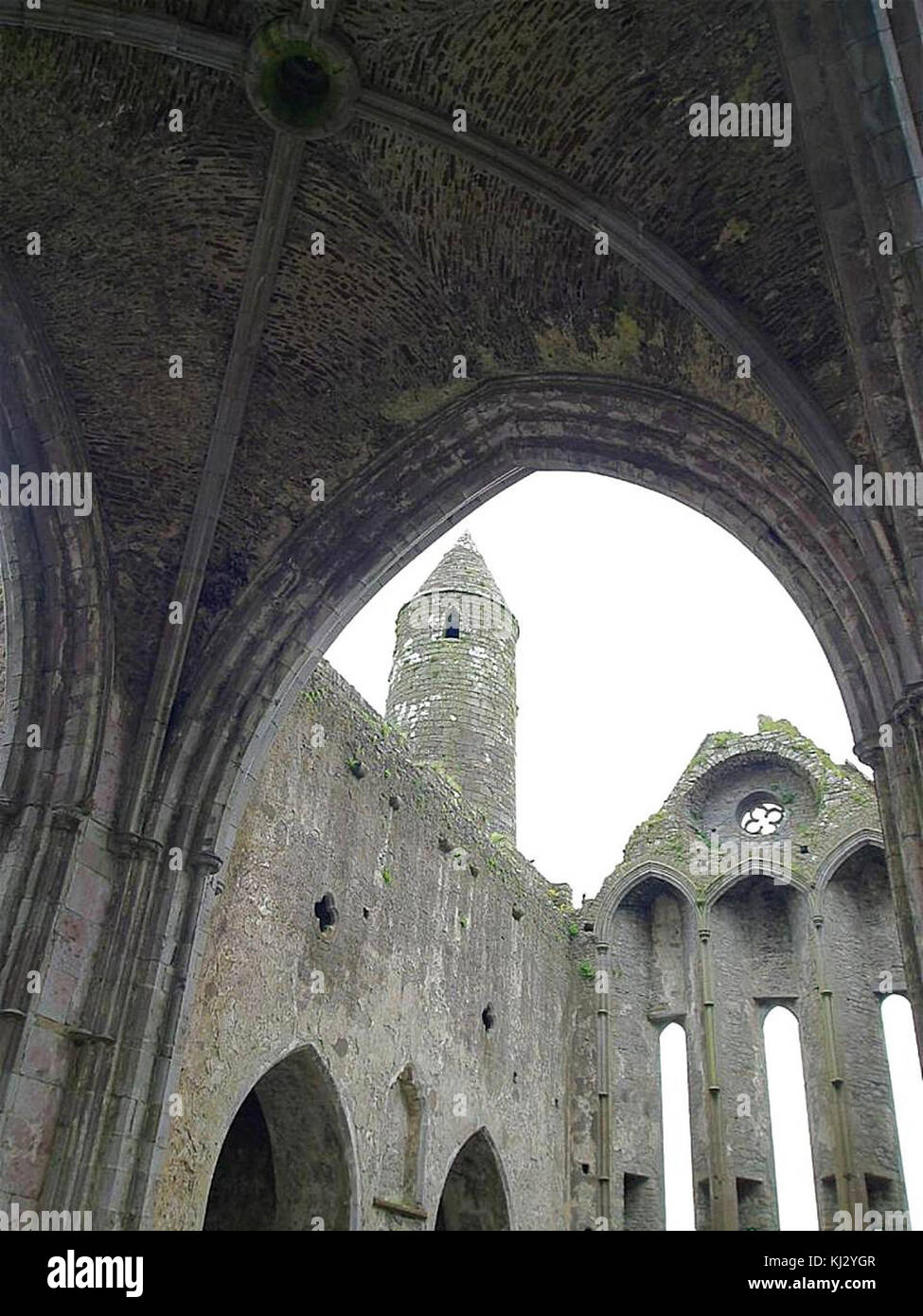 All'interno della Rocca di Cashel Foto Stock