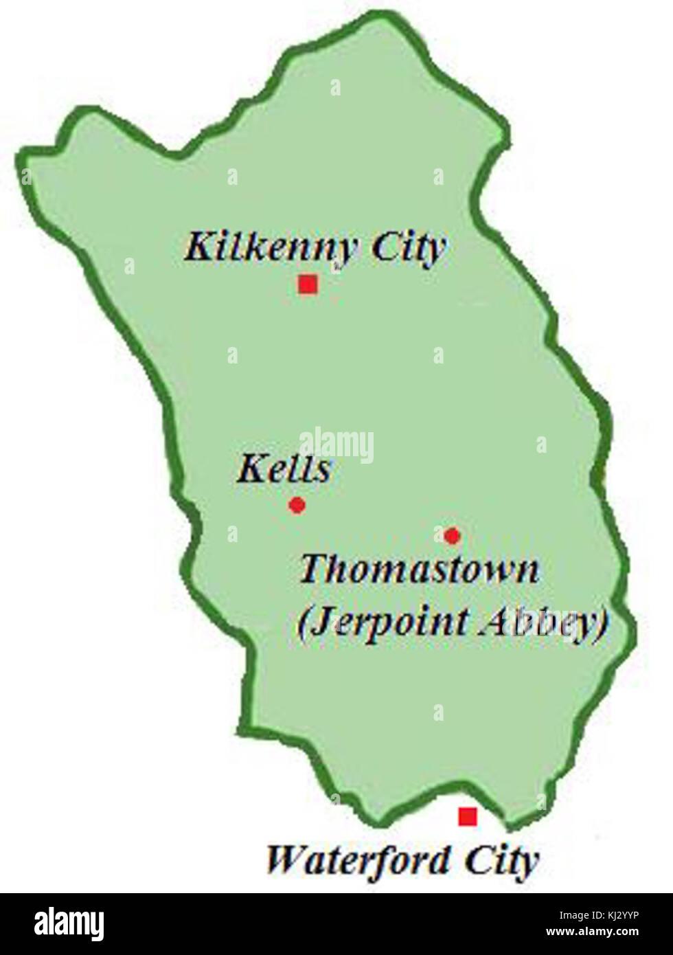 La Contea di Kilkenny Foto Stock