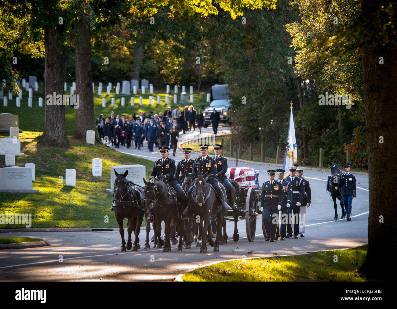 Esequie per pensionati Air Force gen. David C. Jones (17456954549) Foto Stock