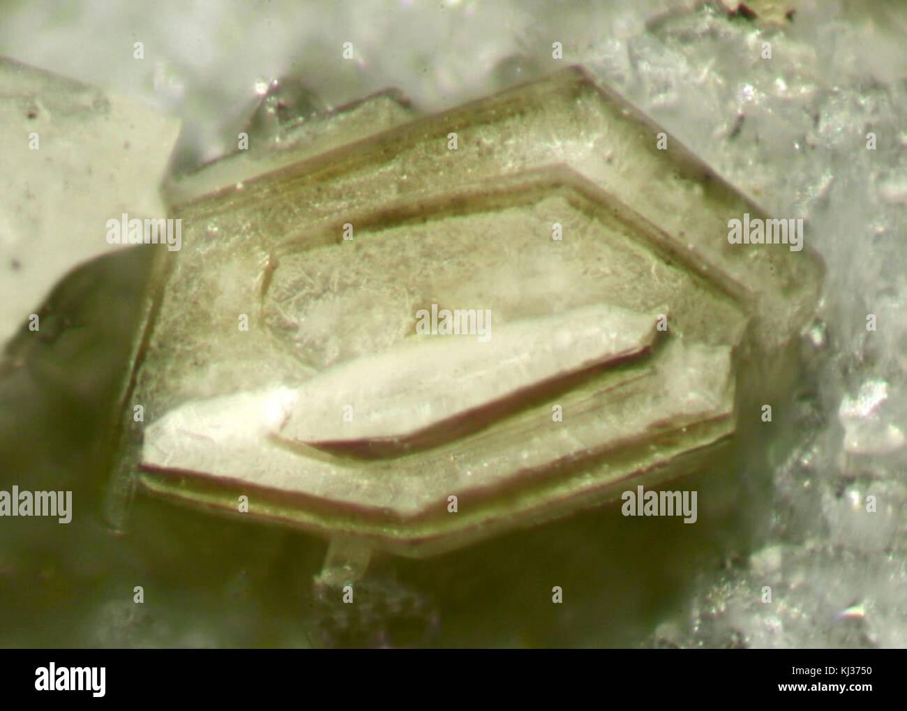 Gmelinite-Na-165138 Foto Stock