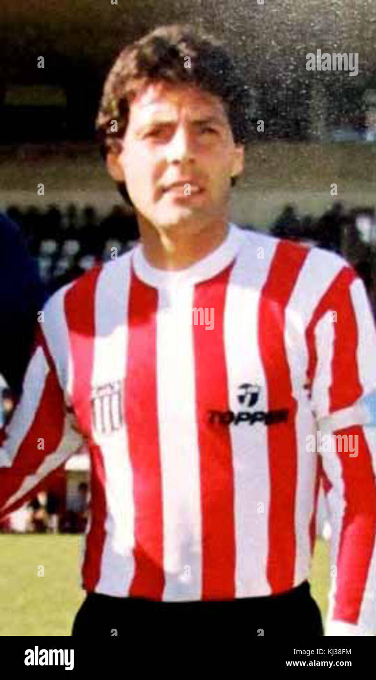 Miguel-Russo-Estudiantes-1984 Foto Stock