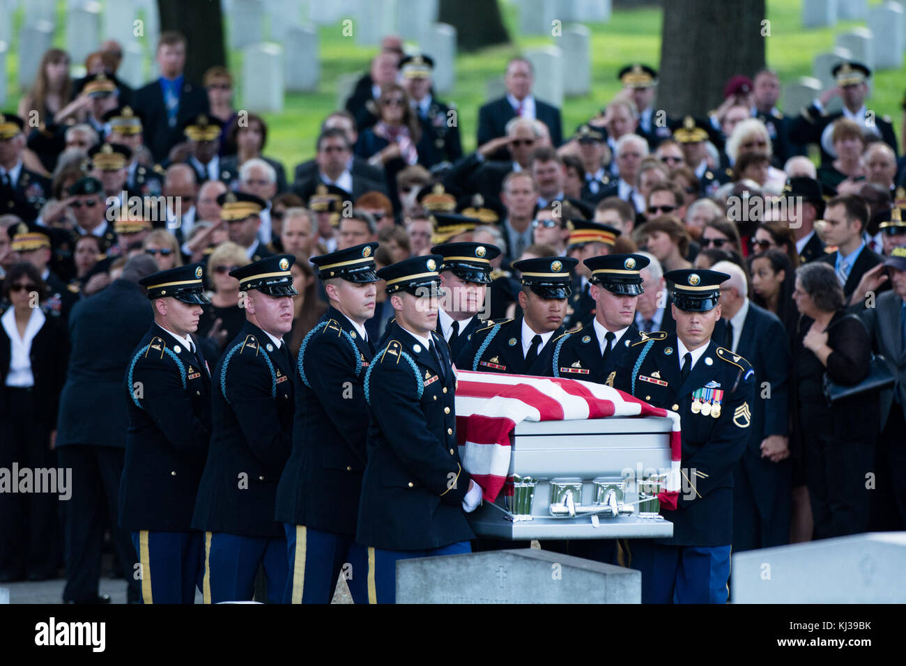 Servizio per esercito il Mag. Gen. Harold J. Greene in Al Cimitero Nazionale di Arlington (17616913876) Foto Stock