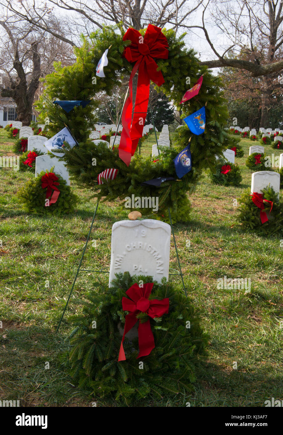 Ghirlanda Christman posa - corona (15987711576) Foto Stock