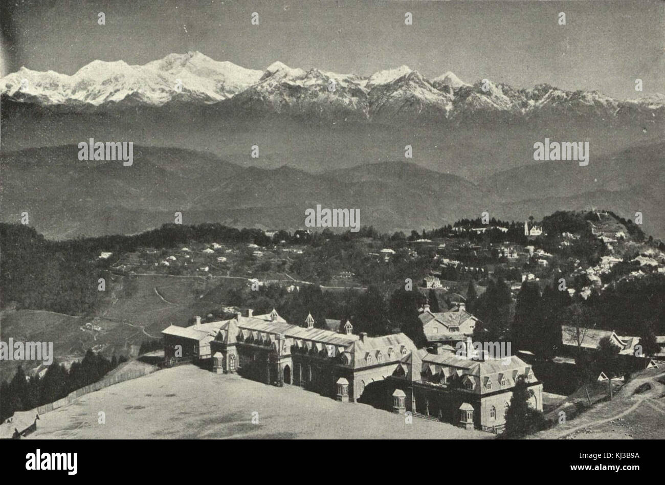 Darjeeling dal di sopra San Paolo a scuola Foto Stock