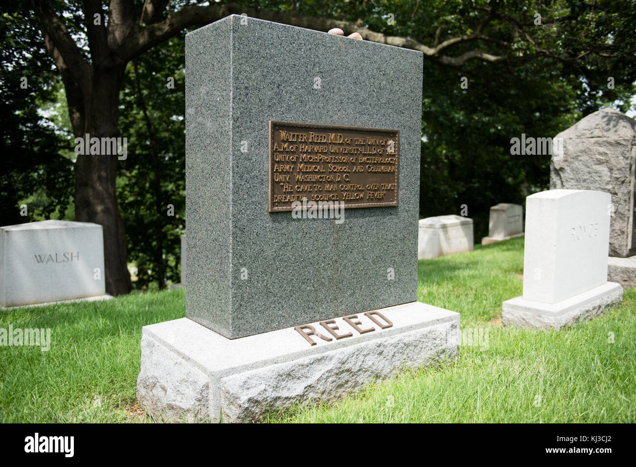 Una fotografia del Dr. Walter Reed, rinomato per i suoi contributi medici, in particolare per quanto riguarda la ricerca sulla febbre gialla. Foto Stock