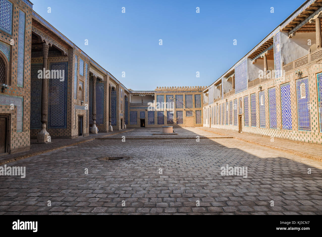 Palazzo khan Tash Hauli-, un harem per mogli e concubine, khiva, Uzbekistan Foto Stock