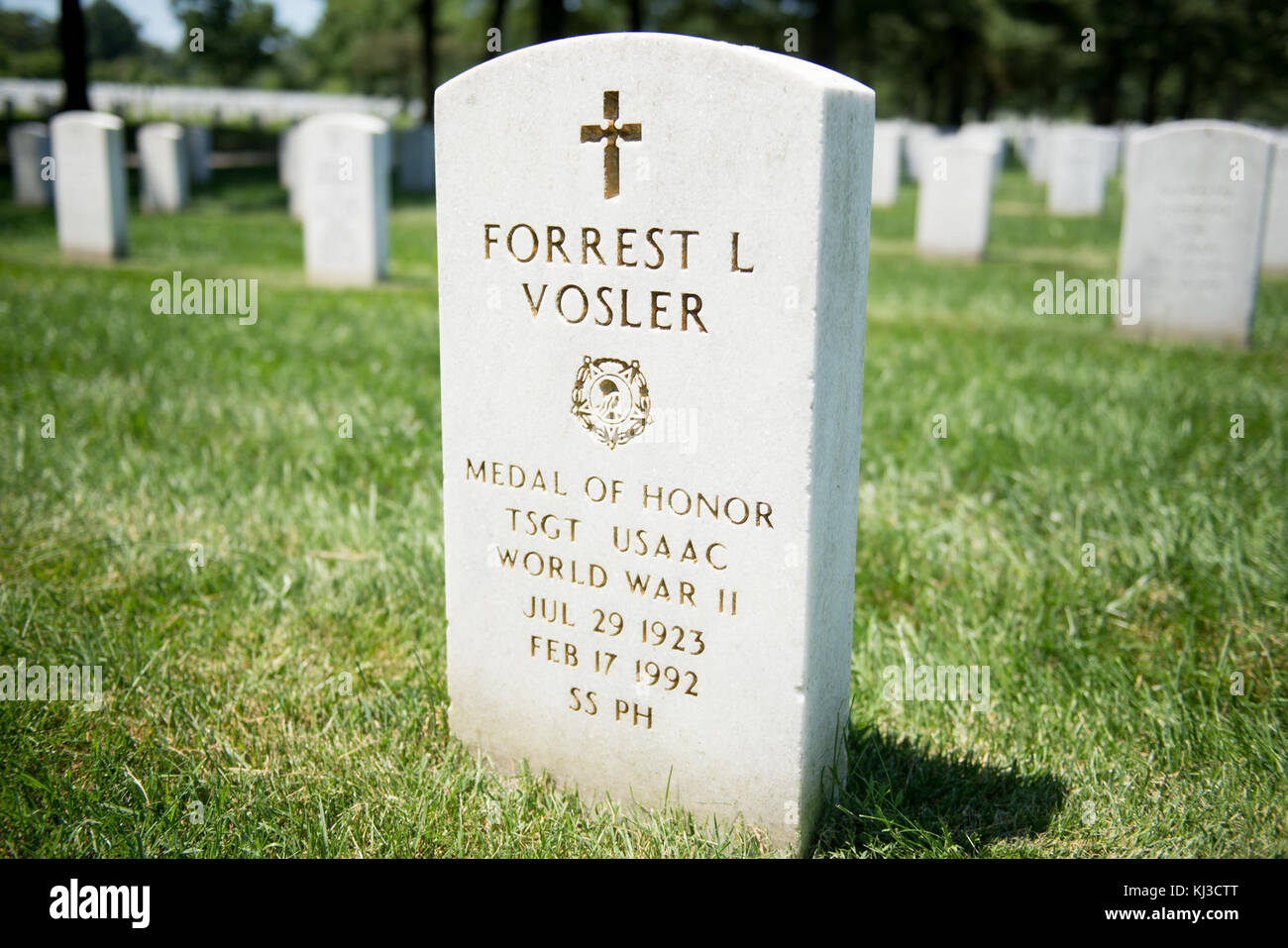 Stati Uniti Army Air Corps TSGT Forrest L Vosler (19757059845) Foto Stock