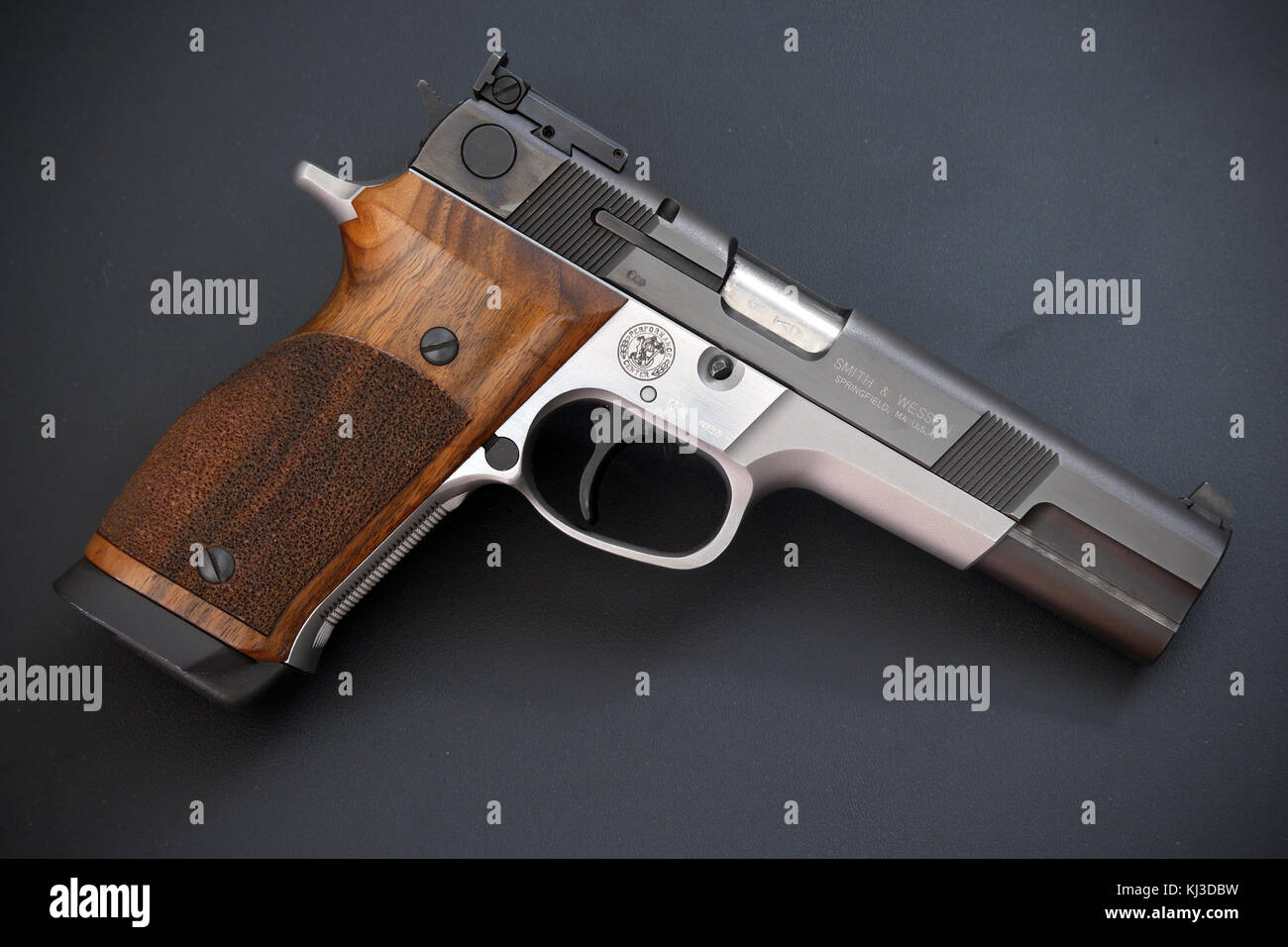 Smith e Wesson, Campione del target 9mm, destra (21090403820) Foto Stock