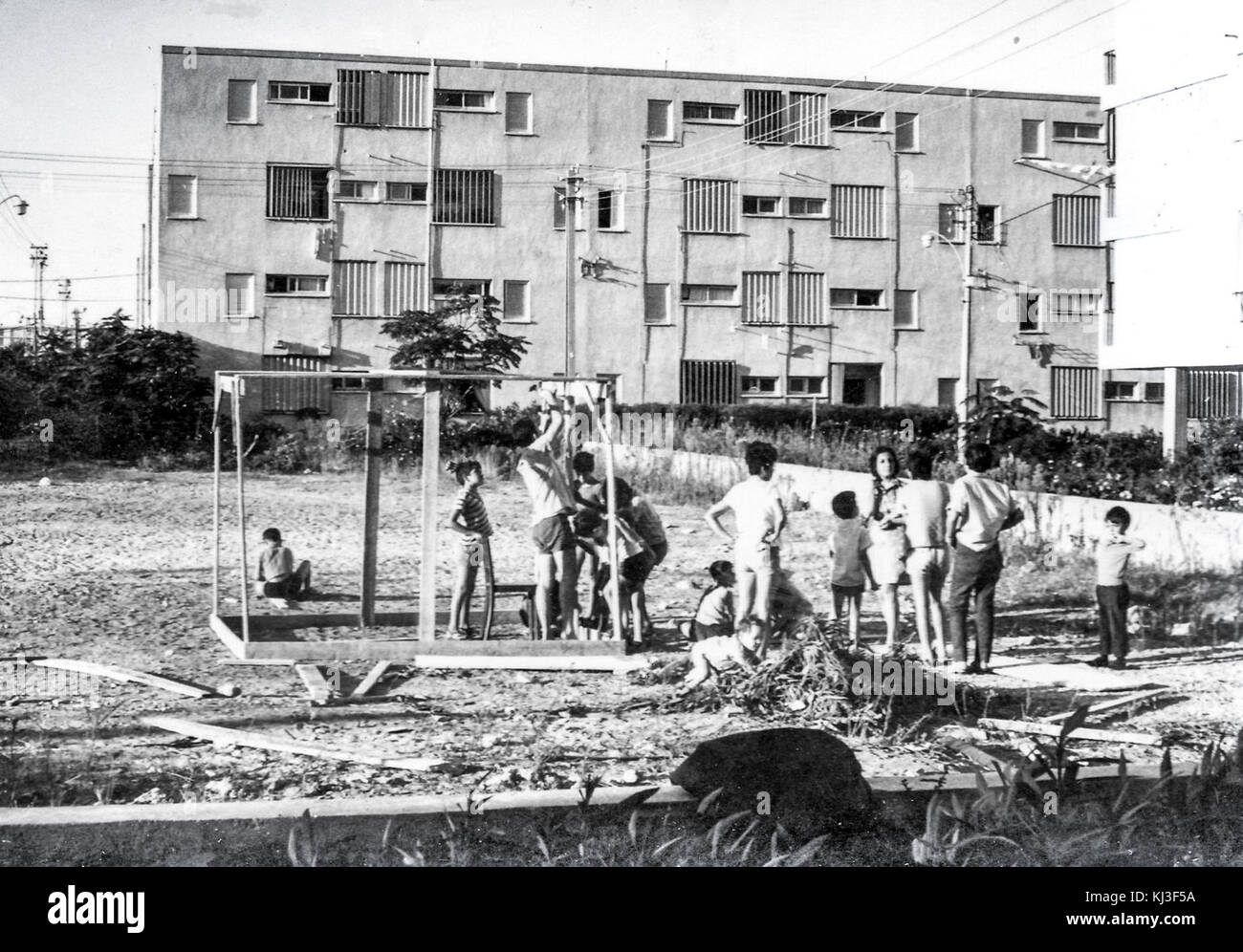 Israele 47234 Costruire una Sukkah Foto Stock