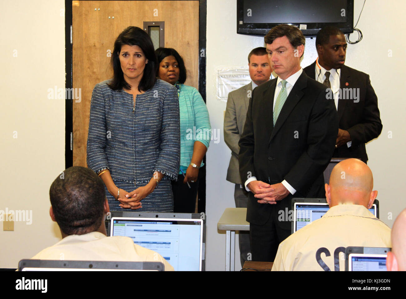 Nikki Haley Manning imprigionare visita (26039547063) Foto Stock