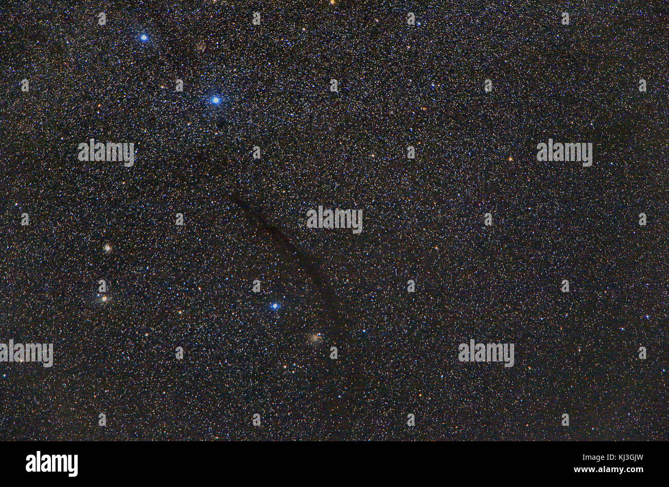 Dark Nebula Doodad elaborati Foto Stock