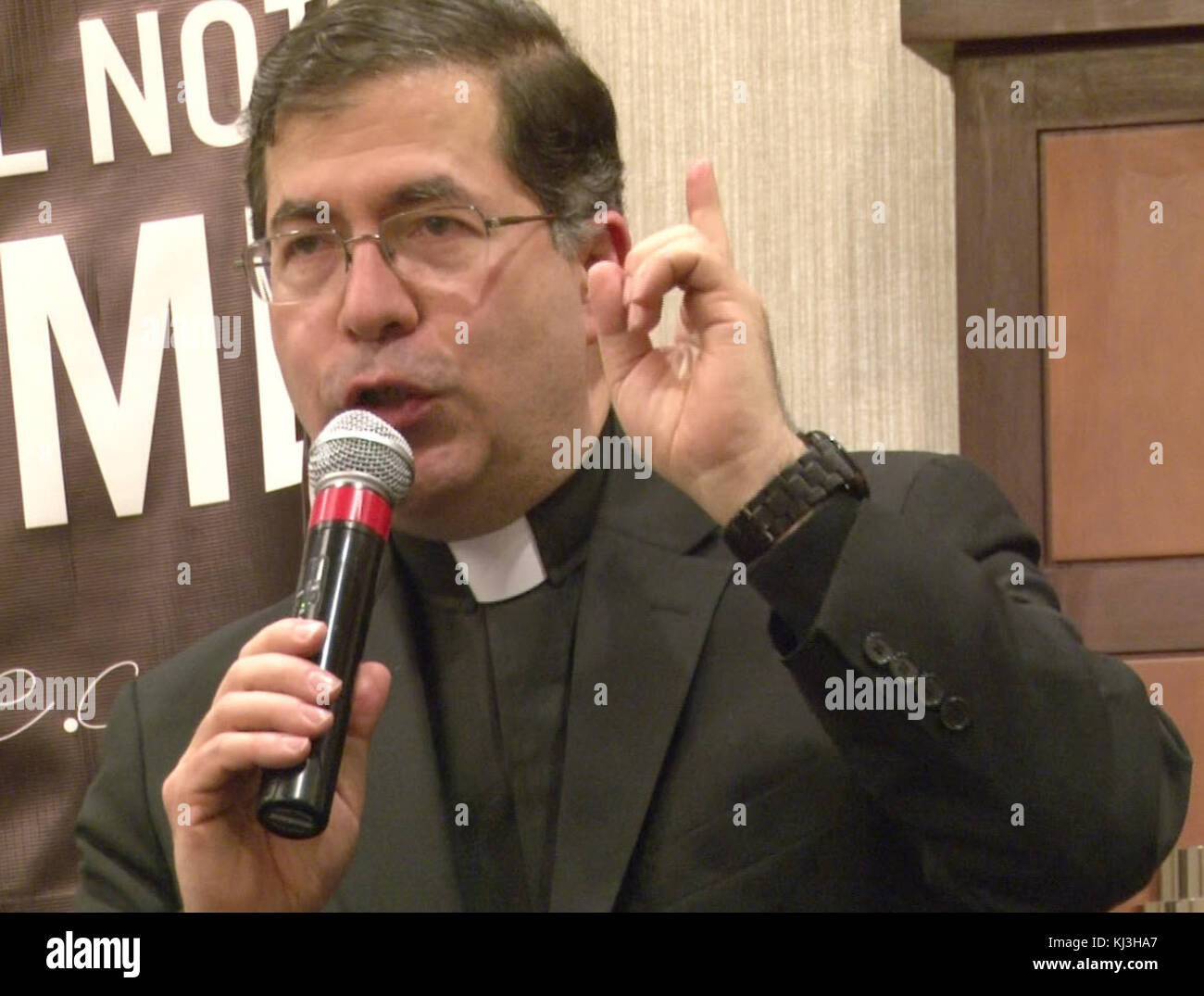 Padre Frank Pavone Foto Stock