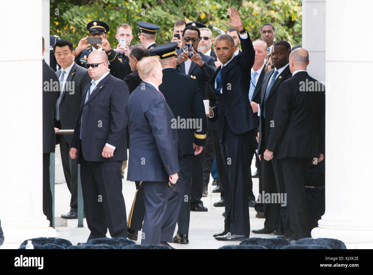 Veterani giorno nel Cimitero di Arlington (30836679721) Foto Stock