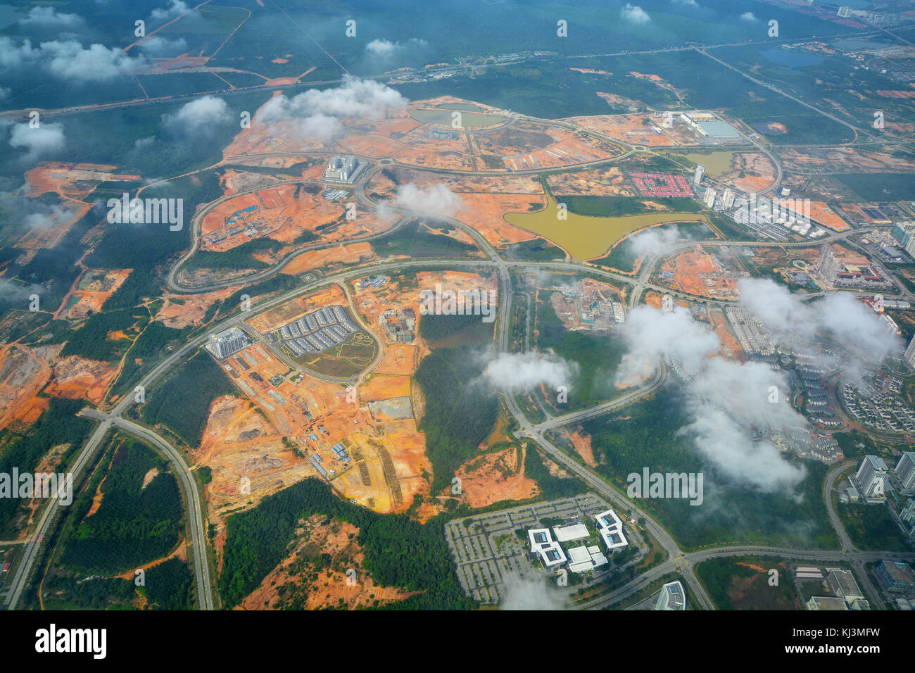 Arial view Foto Stock