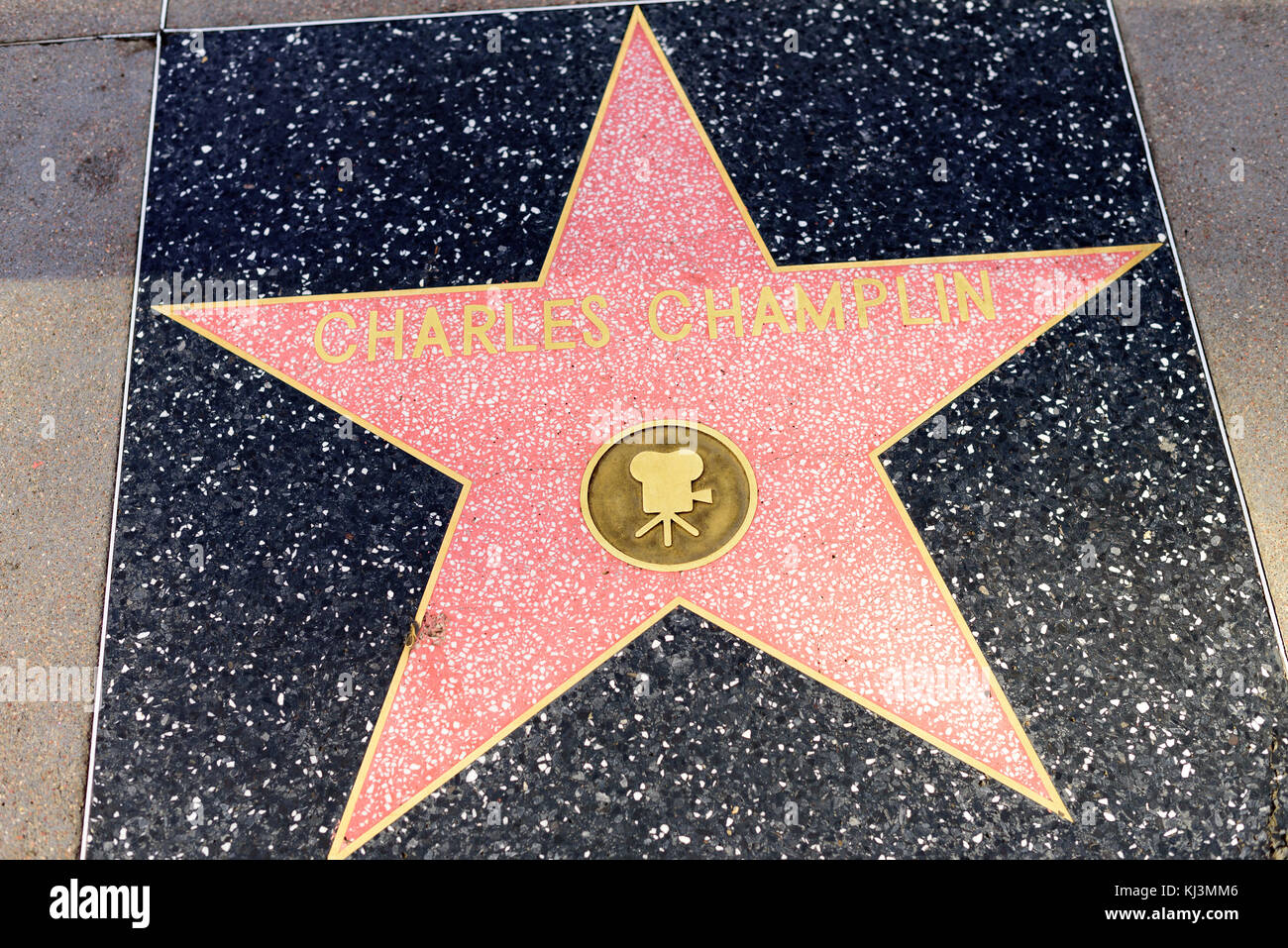 HOLLYWOOD, CA - DICEMBRE 06: Charles Champlin star sulla Hollywood Walk of Fame a Hollywood, California, il 6 dicembre 2016. Foto Stock