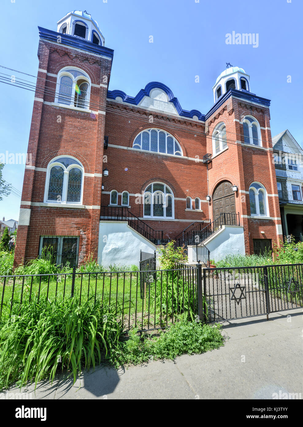 La sinagoga kiever, un moderno ortodossi sinagoga ebraica a Toronto in Canada. fu fondata da immigrati ebrei dall'Ucraina nel 1912 e formall Foto Stock