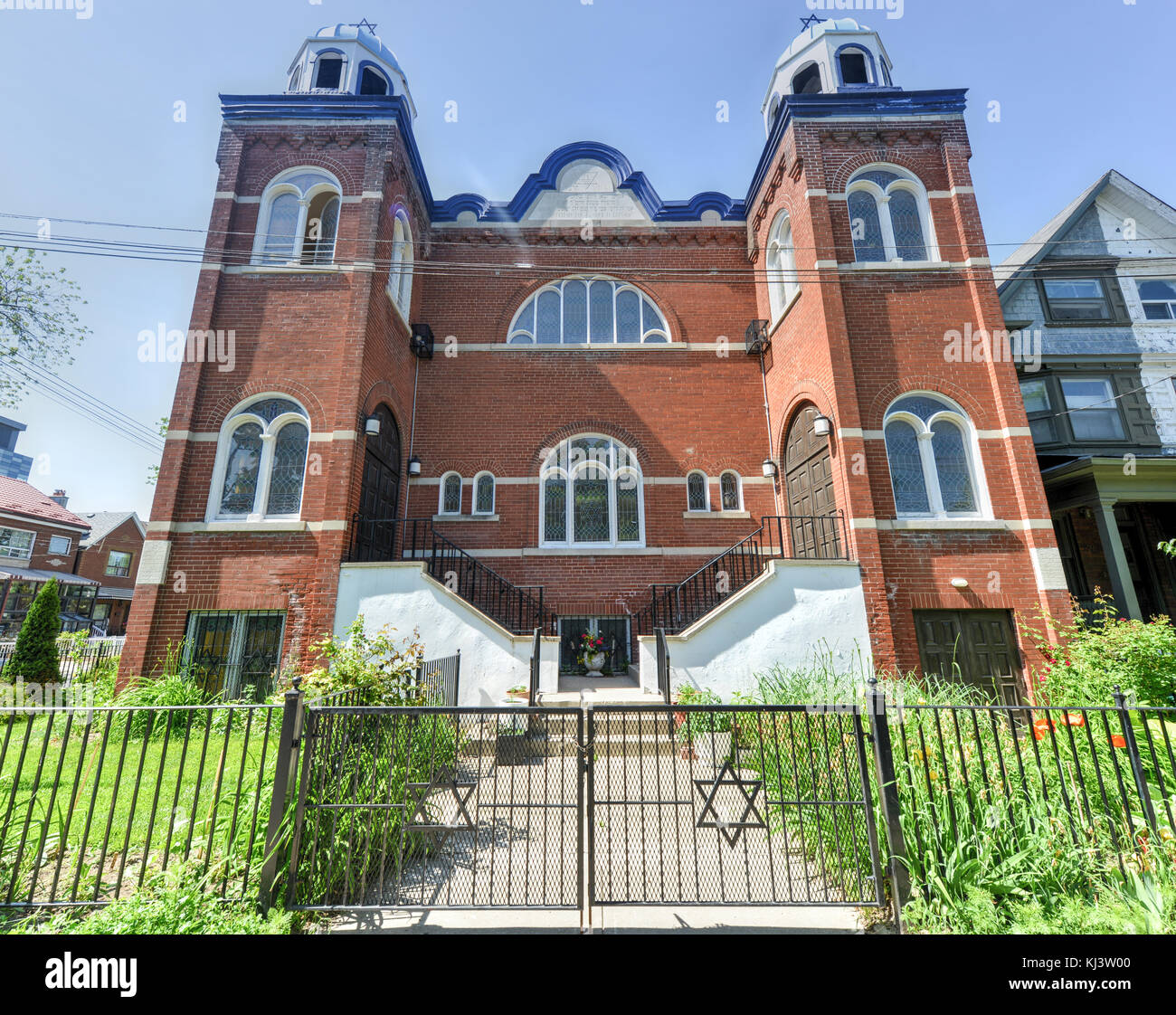 La sinagoga kiever, un moderno ortodossi sinagoga ebraica a Toronto in Canada. fu fondata da immigrati ebrei dall'Ucraina nel 1912 e formall Foto Stock
