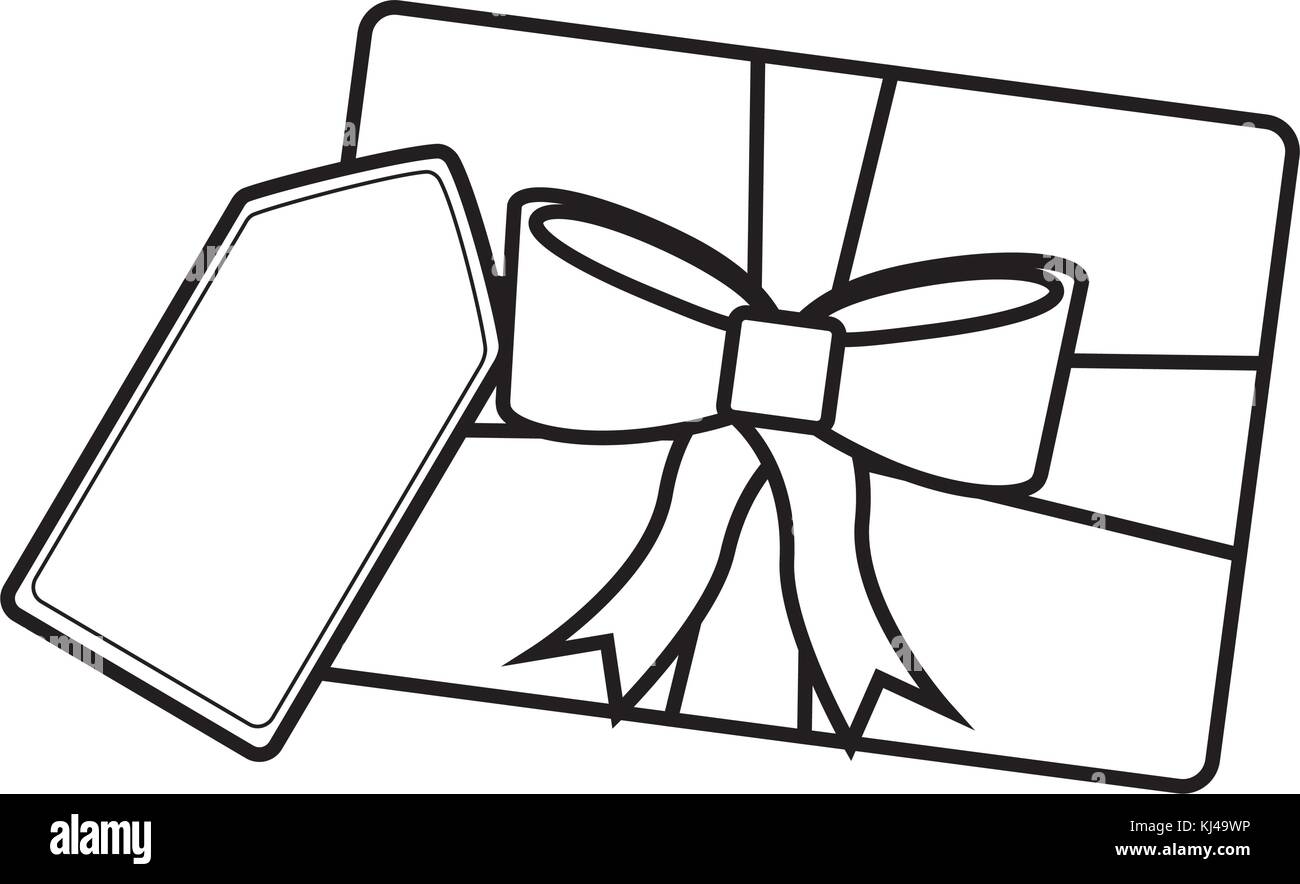 Regalo di natale Scatola prezzo wit tag speciali stagione Illustrazione Vettoriale