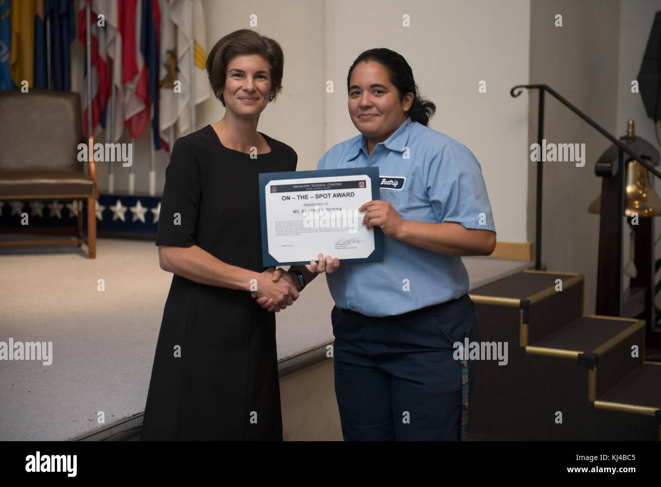 Al Cimitero Nazionale di Arlington trimestrale 2017 Municipio (36312471065) Foto Stock