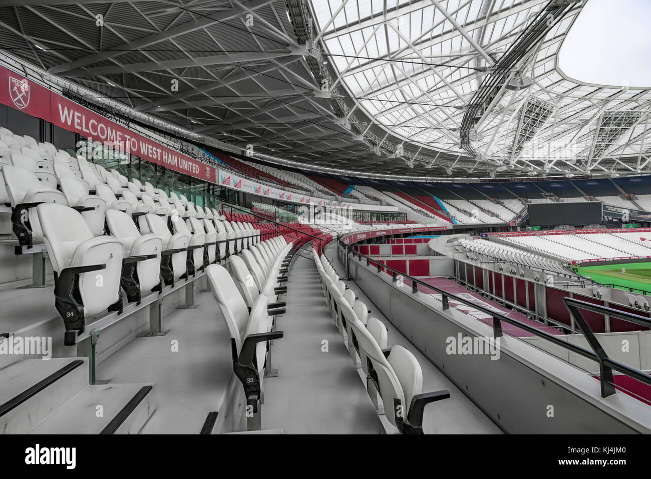 Il London Stadium, sede del West Ham United e dell'atletica britannica Foto Stock