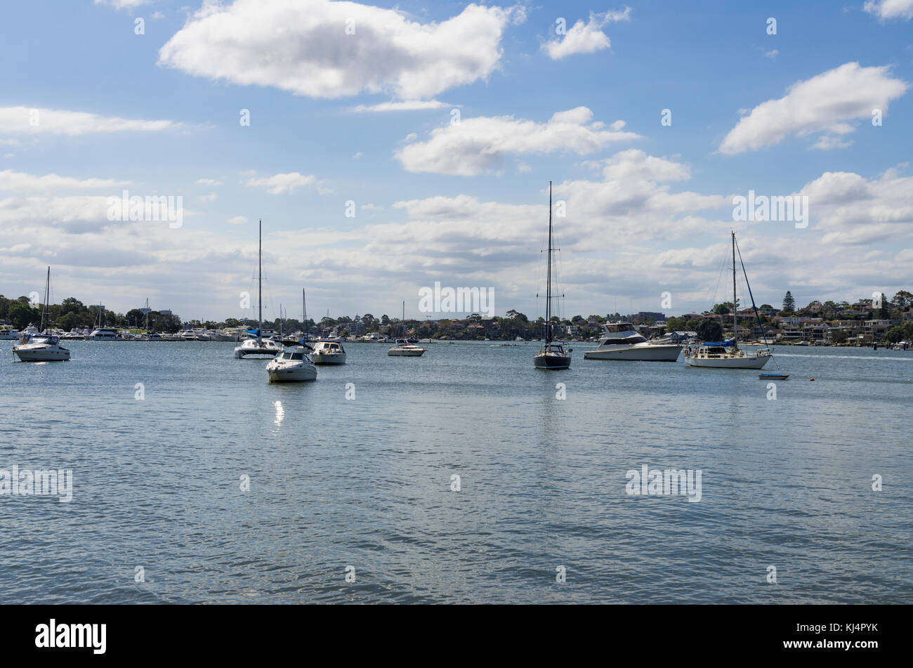 Parramatta river,abbotsford, interna a ovest, canada bay, sydney, Australia Foto Stock