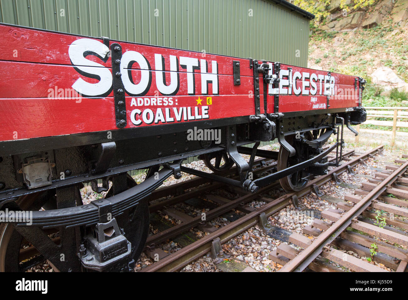Mountsorrel patrimonio ferroviario vicino a Loughborough, Leicestershire, Regno Unito. Foto Stock