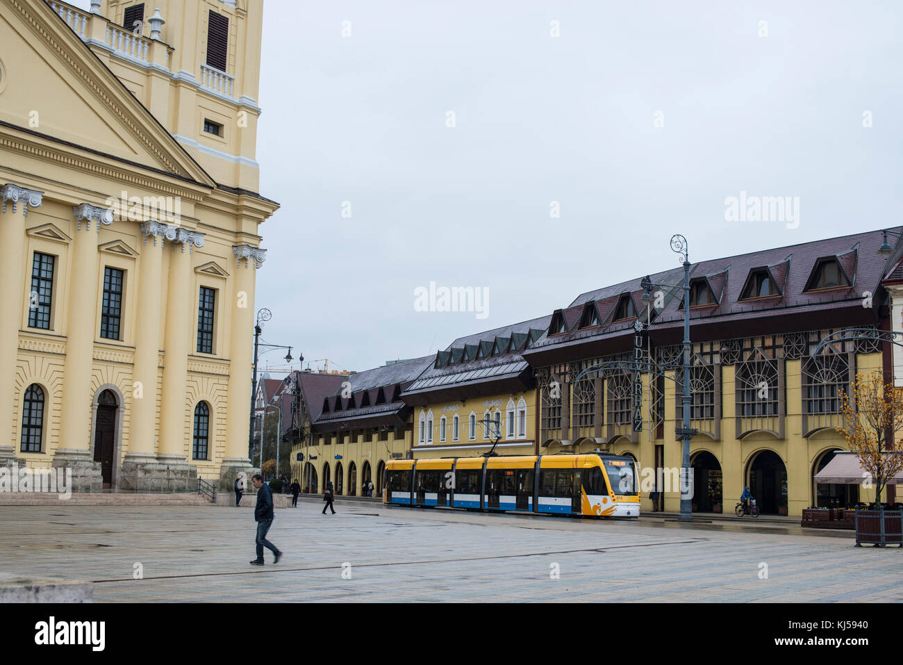 Piazza della città, Debrecen Foto Stock