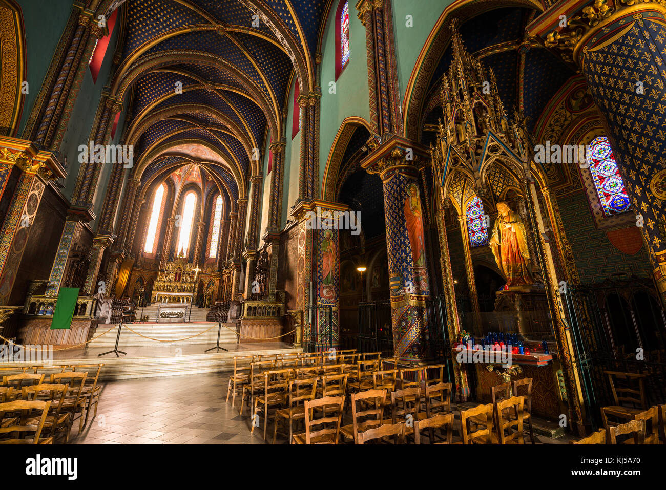 Abbazia di Saint Michel de Frigolet, La montagnette, Bouches-du-Rhône, Provence-Alpes-Côte d'Azur, in Francia meridionale, in Francia, in Europa. Foto Stock