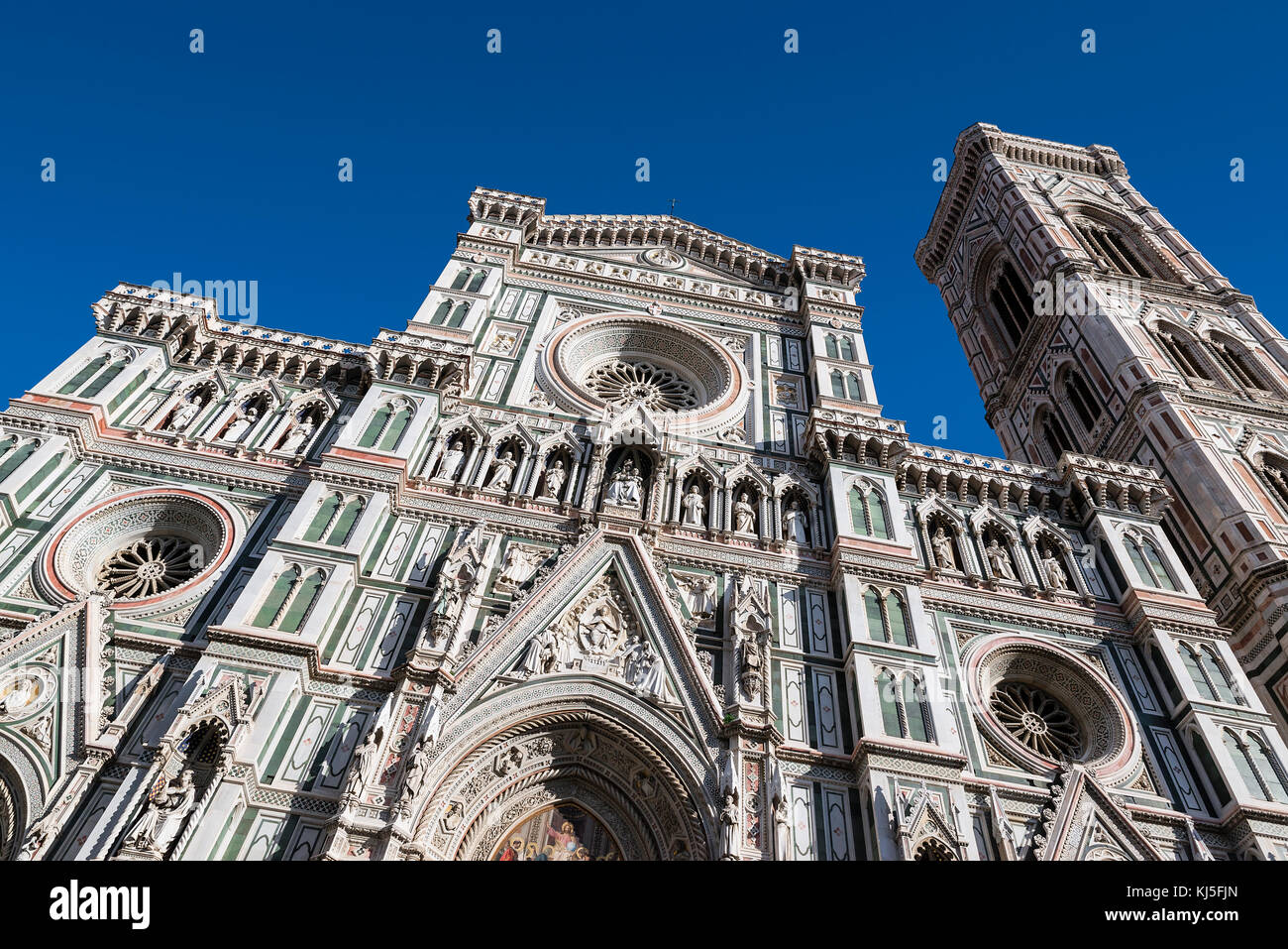 Santa Maria del Fiore, esterna, Firenze, Italia. Foto Stock