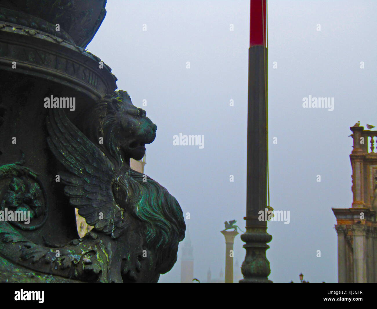 Le caratteristiche architettoniche in Piazza San Marco a Venezia, Italia settentrionale Foto Stock