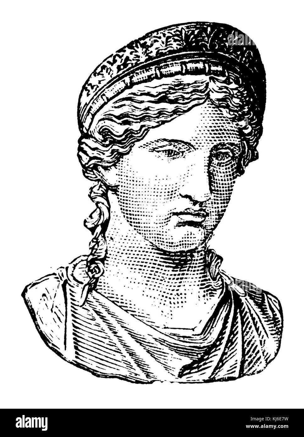 Juno ludovisi (Juno ludovisi) Foto Stock