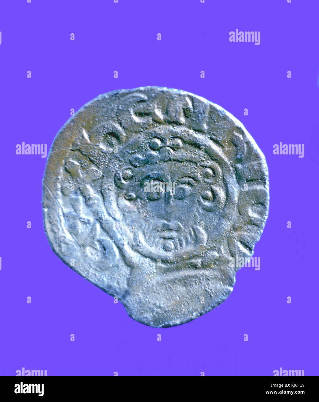 Henry 111 argento battuto penny. Foto Stock
