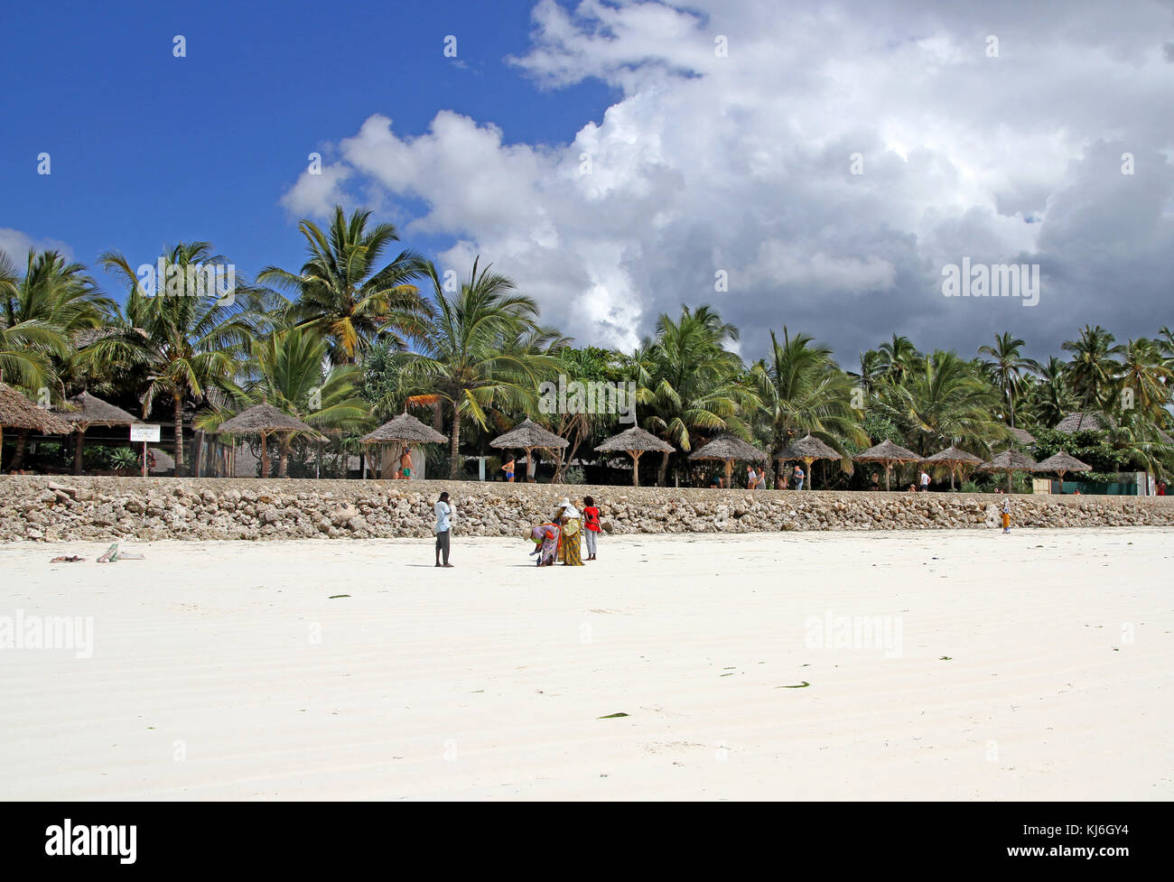 Uroa Bay Beach, isola di Unguja, Zanzibar, Tanzania Foto Stock