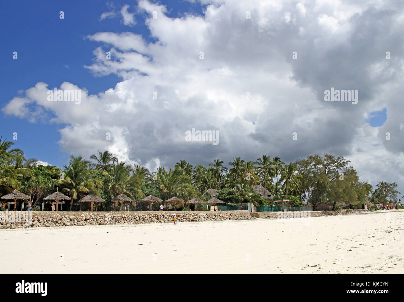 Uroa Bay Beach, isola di Unguja, Zanzibar, Tanzania Foto Stock