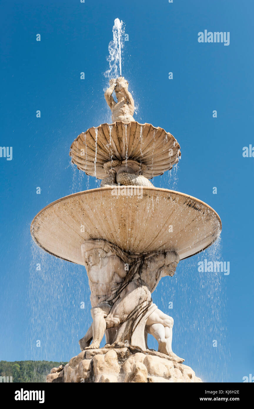 Residenzbrunnen, Salisburgo, Austria, Europa Foto Stock