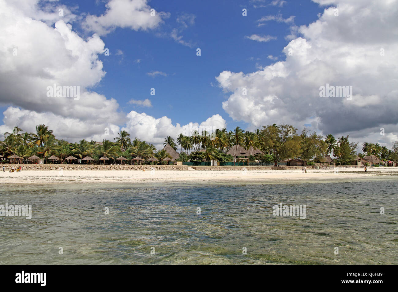 Uroa Bay Beach, isola di Unguja, Zanzibar, Tanzania Foto Stock