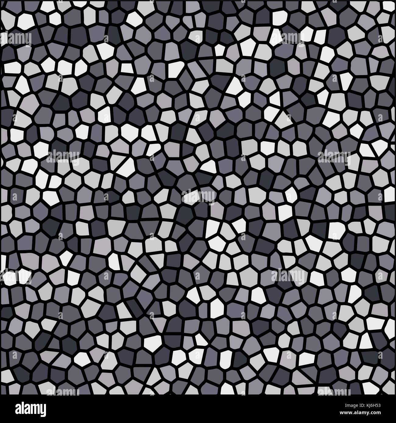 Pietra texture ciottoli vettore mosaico sfondo Illustrazione Vettoriale