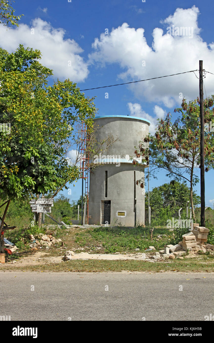 Water Tower, Zanzibar, Tanzania Foto Stock