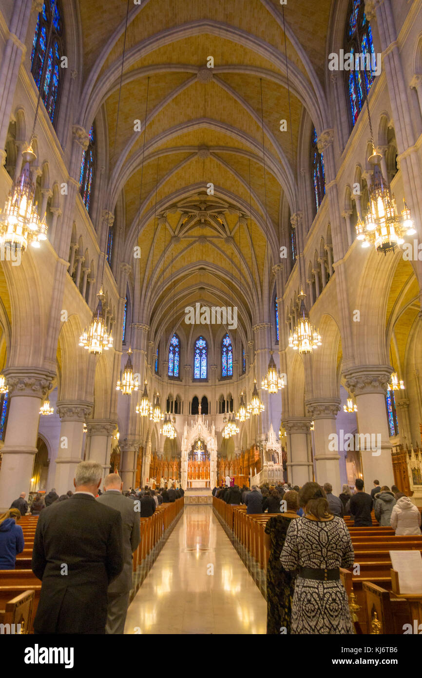 Basilica Cattedrale del Sacro Cuore di Newark NJ Foto Stock