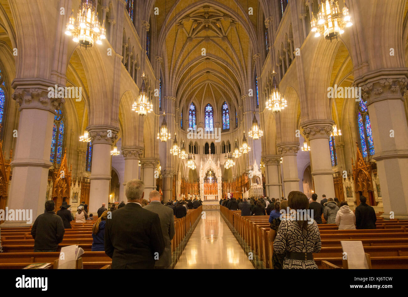 Basilica Cattedrale del Sacro Cuore di Newark NJ Foto Stock