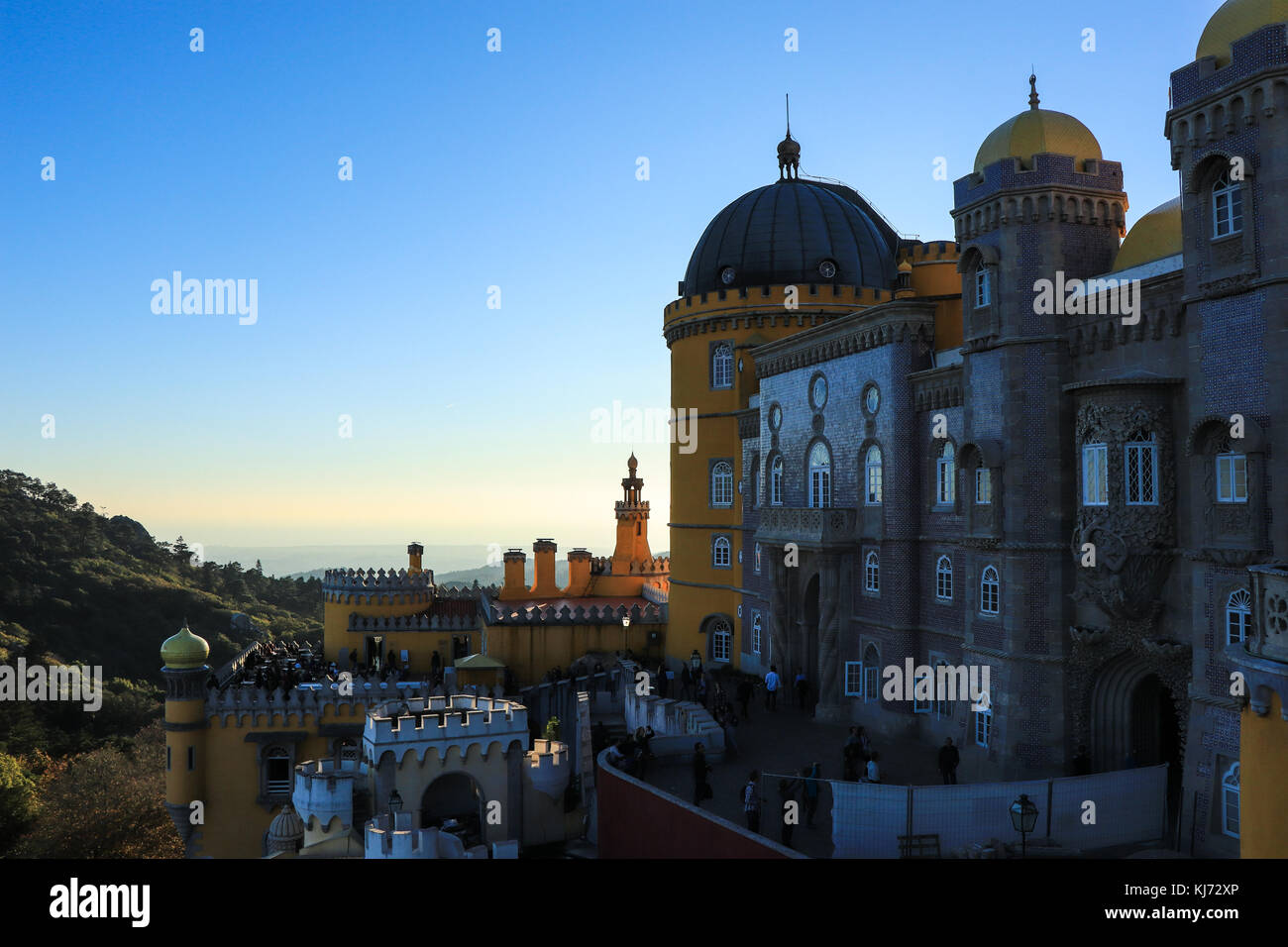 Pena il palazzo nazionale di Sintra, Portogallo novembre 2017 Foto Stock