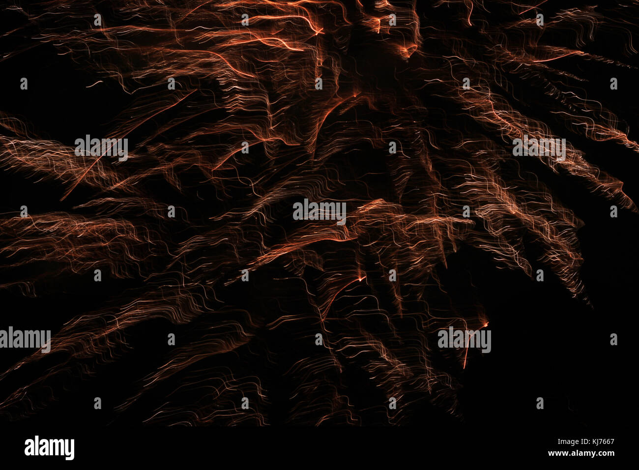 Fuochi d'artificio artistico scatti Foto Stock