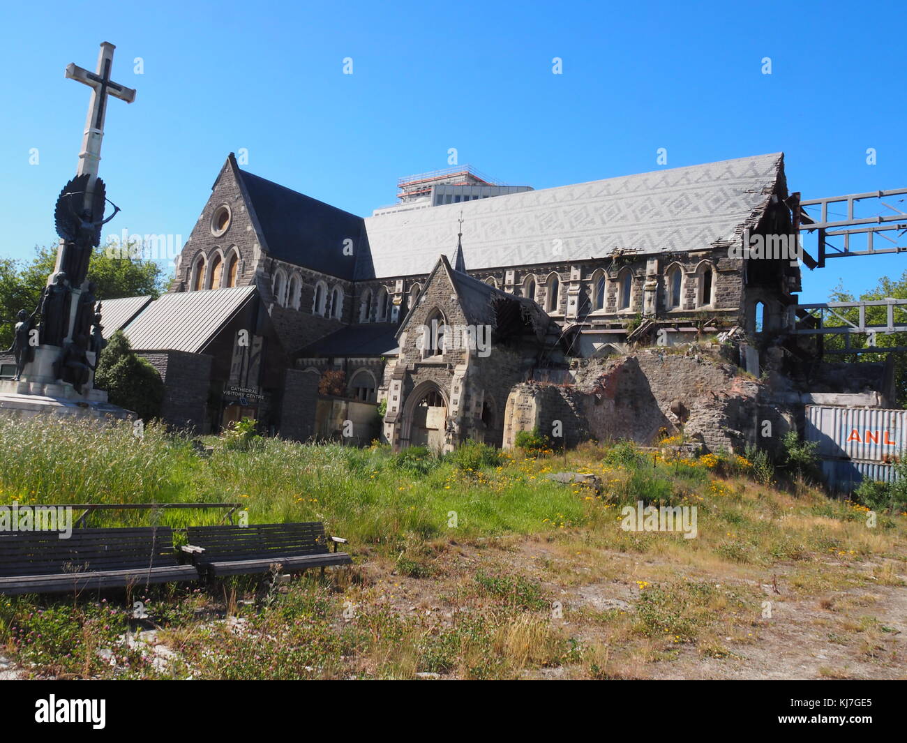 La cattedrale di Christchurch Foto Stock