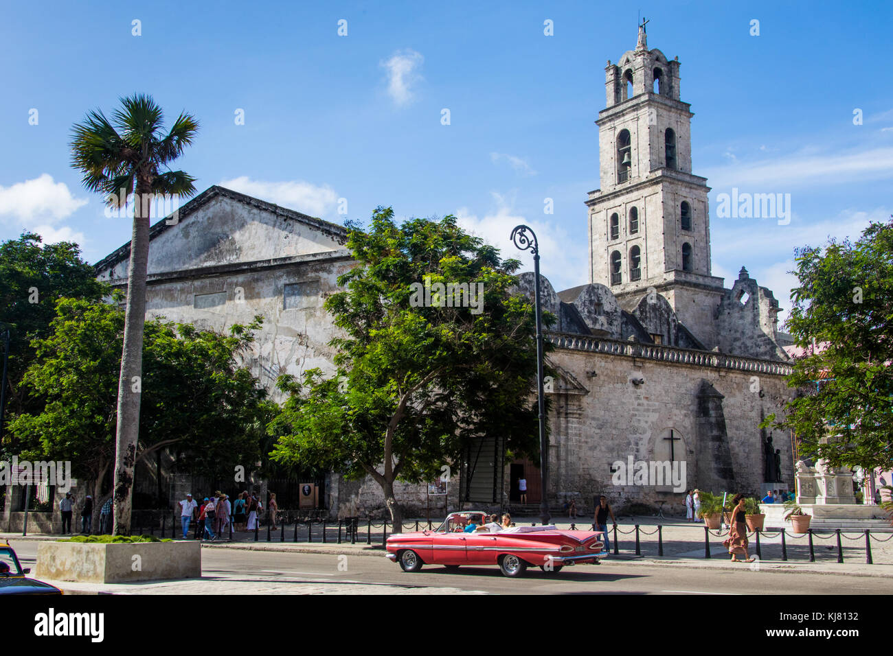 Basilica menor de San Francisco de Asis, Havana, Cuba Foto Stock
