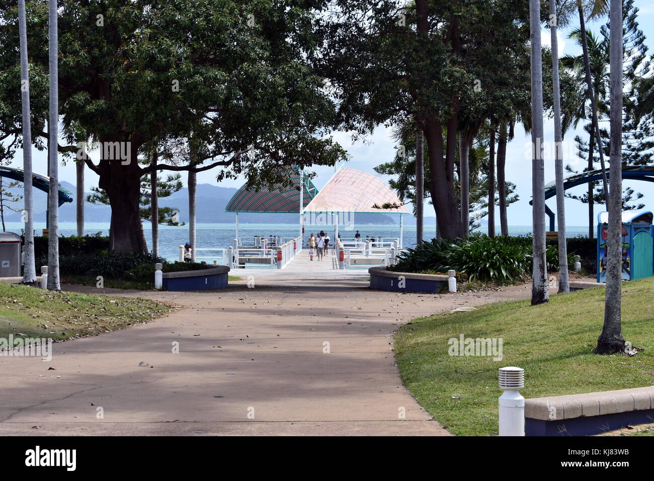 Townsville Pier Foto Stock