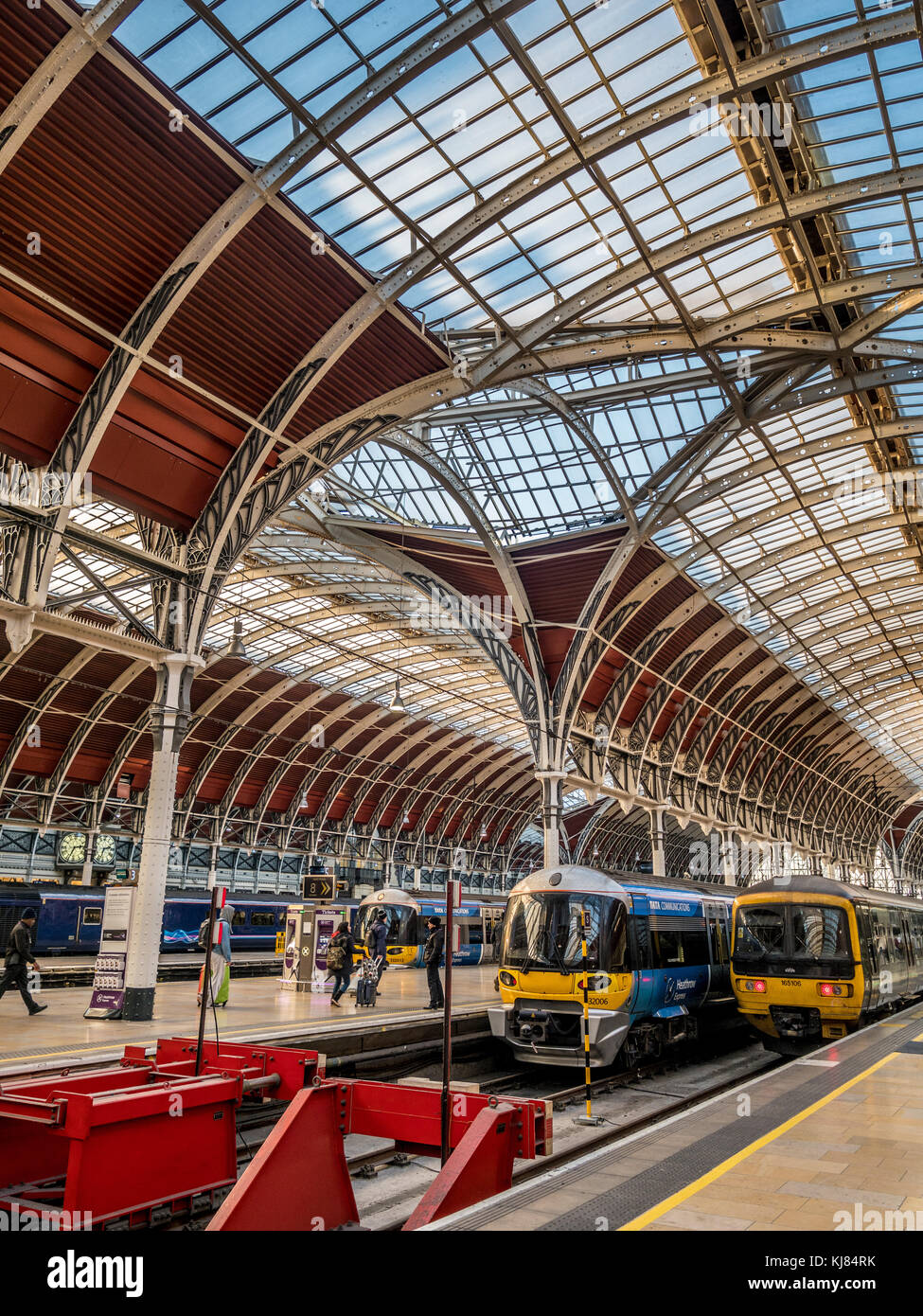 La stazione di Paddington, London, Regno Unito Foto Stock