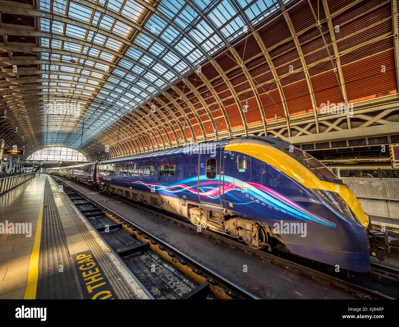 La stazione di Paddington, London, Regno Unito Foto Stock