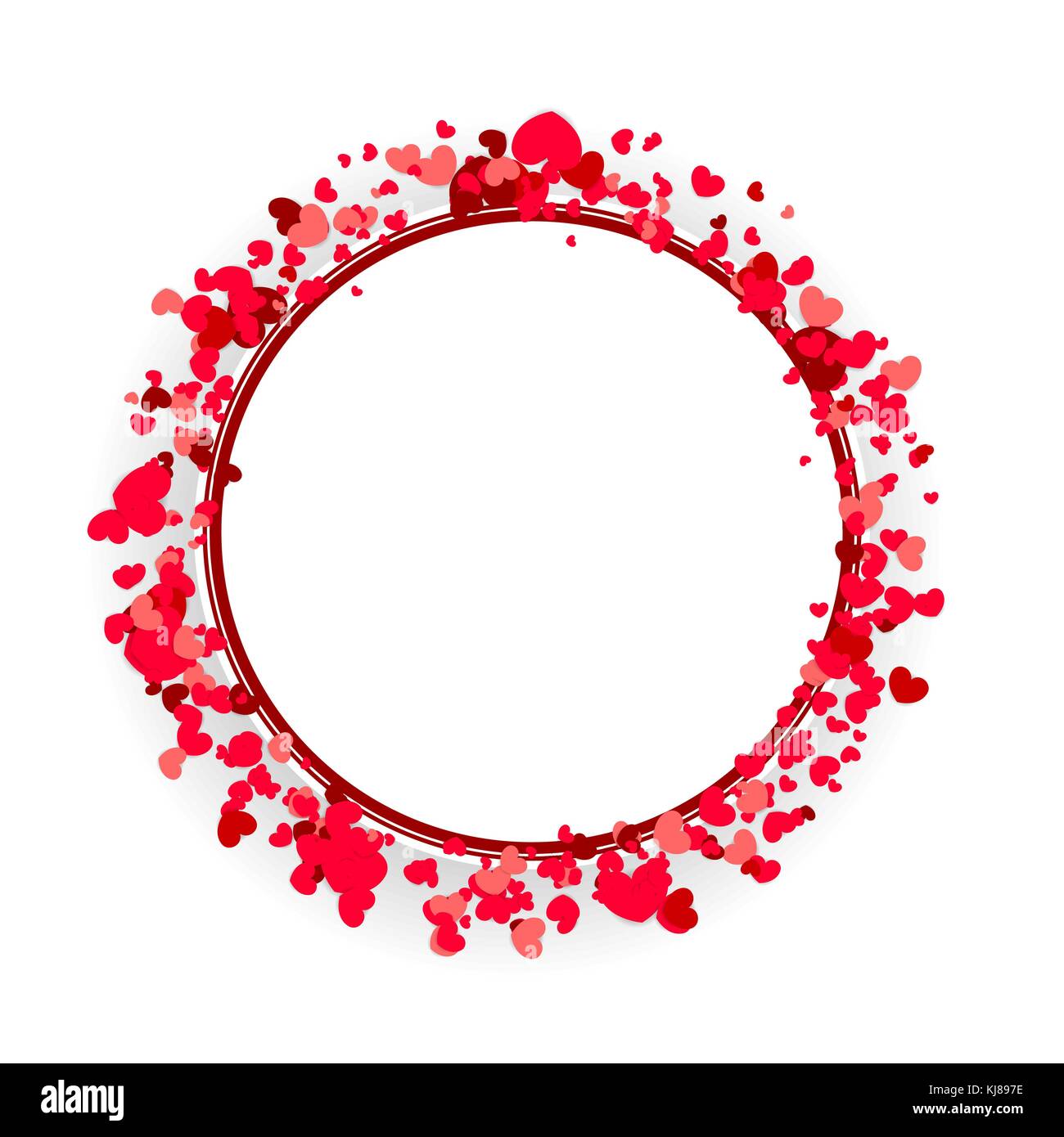 Il giorno di San Valentino sfondo carino Illustrazione Vettoriale