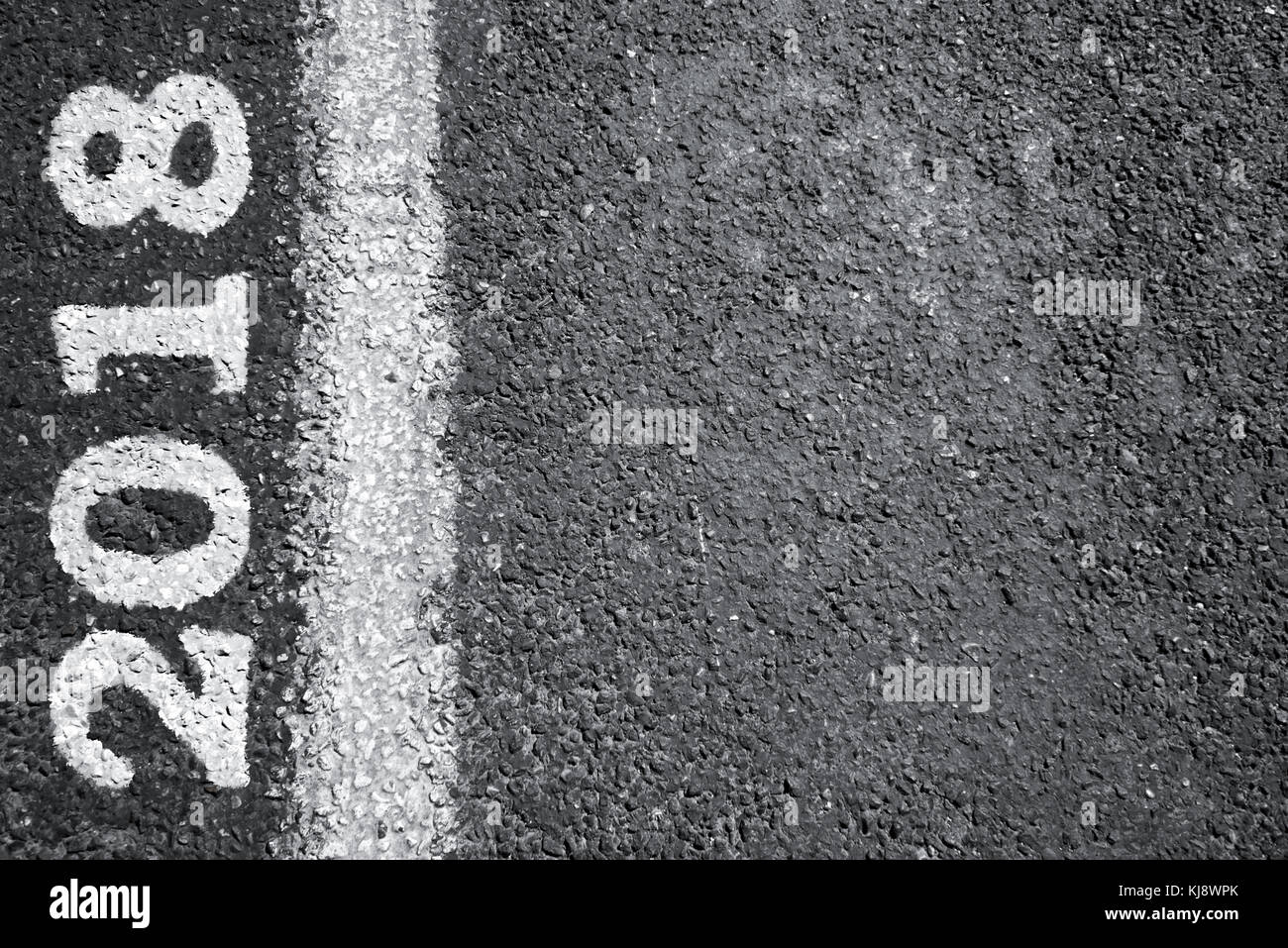 2018 cartello stradale sfondo.anno nuovo concetto Foto Stock
